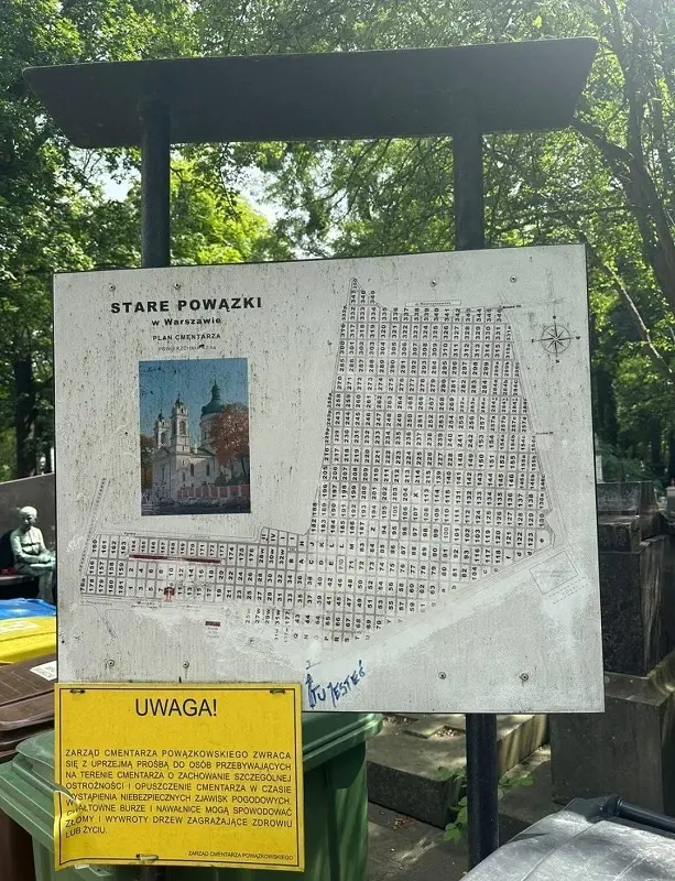 Могила Льва Влодека у Варшаві (за даними нащадка)