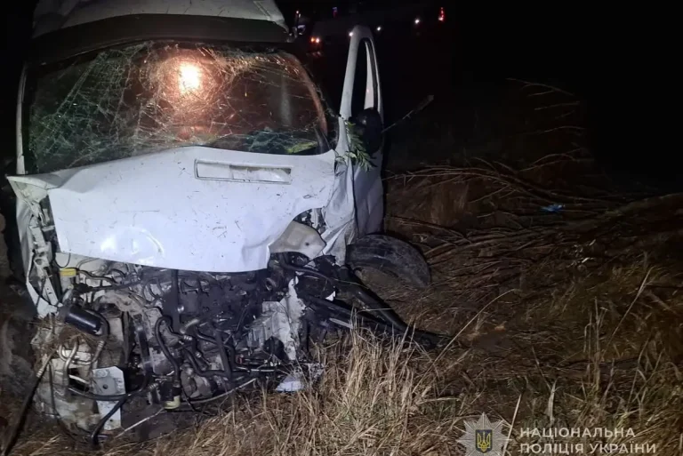 На автошляху між Одесою та Рені бус і легкове авто потрапили в аварію — шестеро осіб госпіталізовано