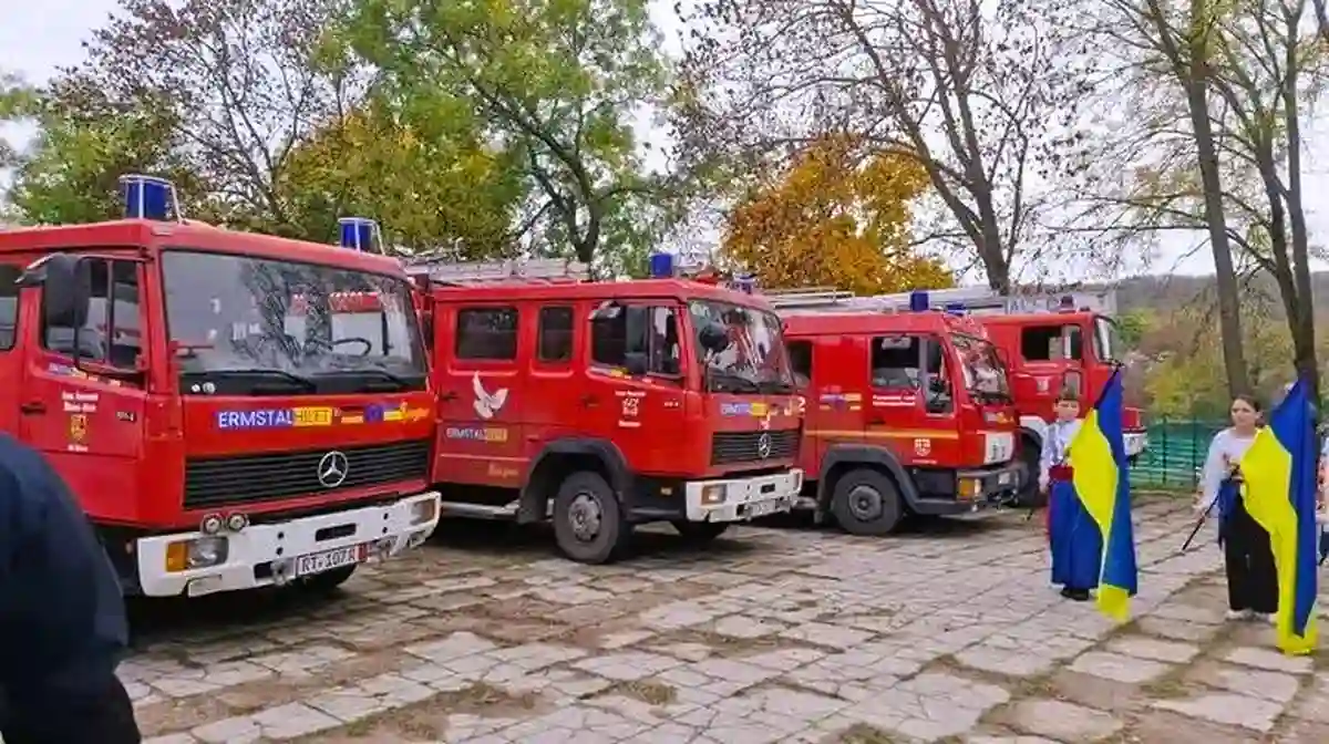 Німеччина передала Одеській області півдюжину спеціалізованих транспортних засобів для трьох громад