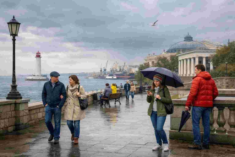 28 жовтня в Одесі — похмуро, можливі опади