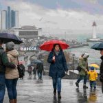 29 жовтня в місті Одеса очікуються опади й похмуре небо