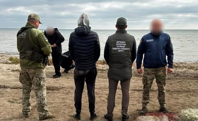 Браконьєра спіймали в національному парку «Тузлівські лимани», завдані збитки становлять понад 6,5 мільйона гривень