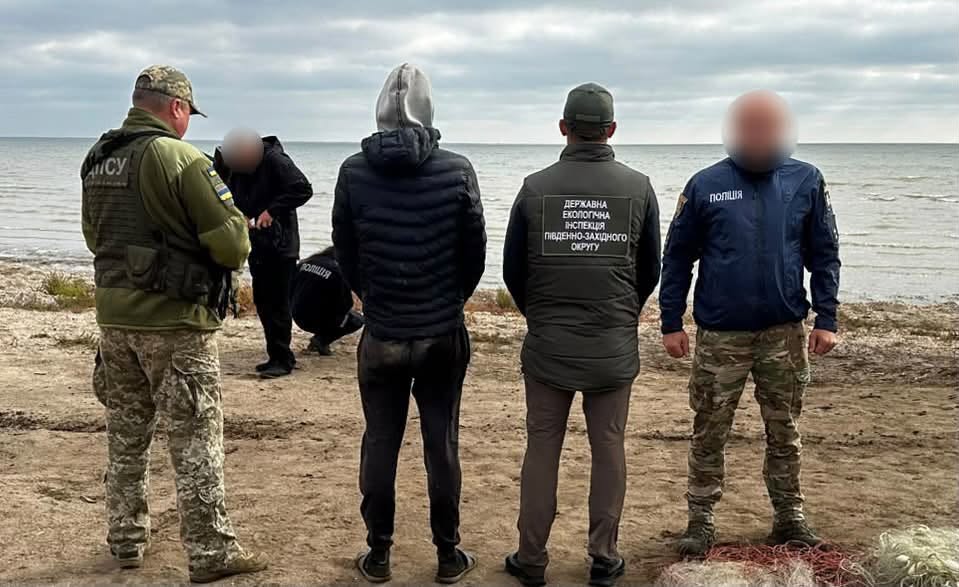Браконьєра спіймали в національному парку «Тузлівські лимани», завдані збитки становлять понад 6,5 мільйона гривень