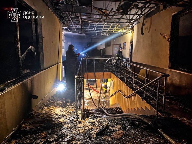 Нічний обстріл Одещини практично повністю зруйнував споруду