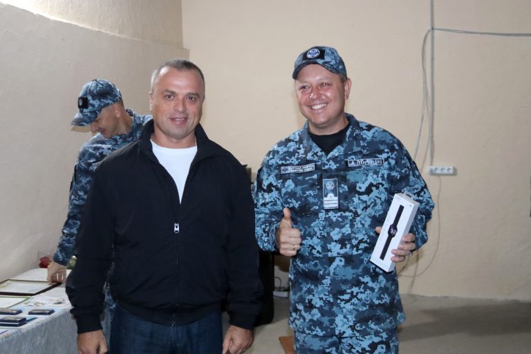 Олександр Скалозуб від імені прикордонників Білгорода-Дністровського привітав зі святом Захисників та Захисниць України