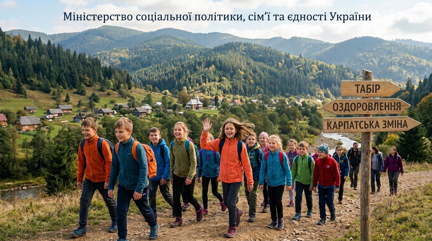 Початок національної ініціативи «Карпатська зміна» для підтримки психоемоційного здоров’я та організації відпочинку дітей з постраждалих від війни регіонів