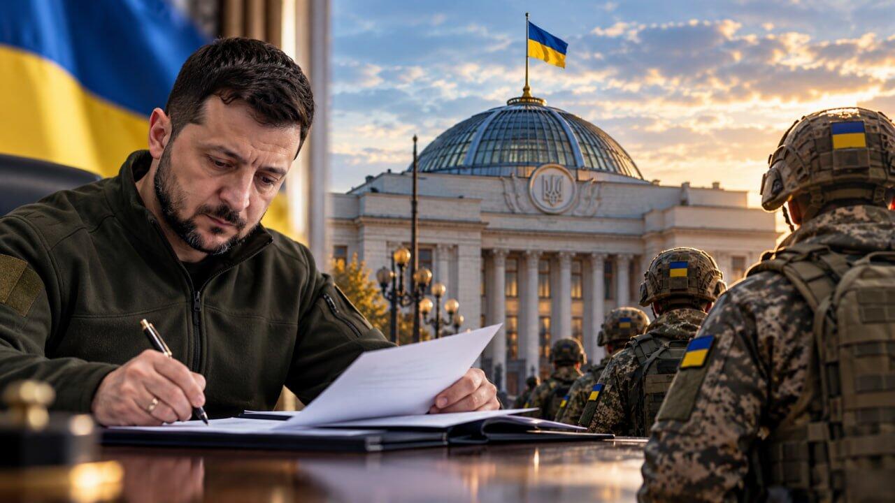 Президент вніс законодавчі ініціативи про подовження на три місяці військового режиму та загального призову на українській території