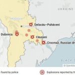 У Молдові біля кордону з Одеською областю зафіксували вибухи й уламки безпілотників